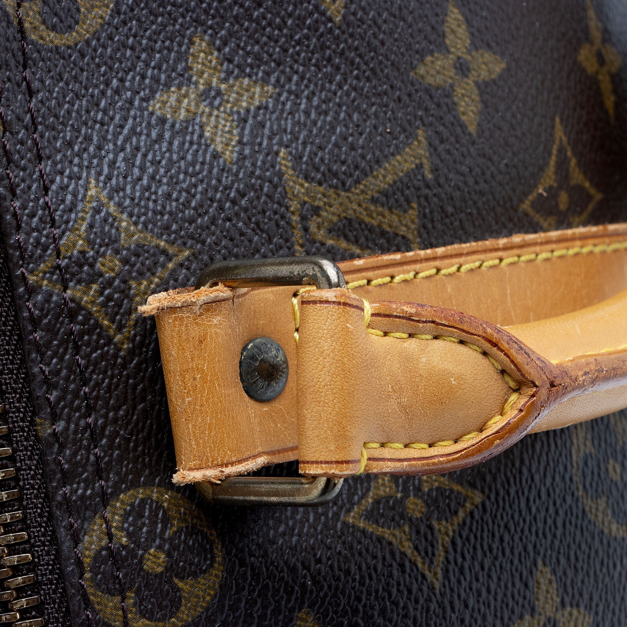 Louis Vuitton Vintage Monogram Canvas Keepall Bandouliere 45 Duffle Bag (SHF-eLIEgI)