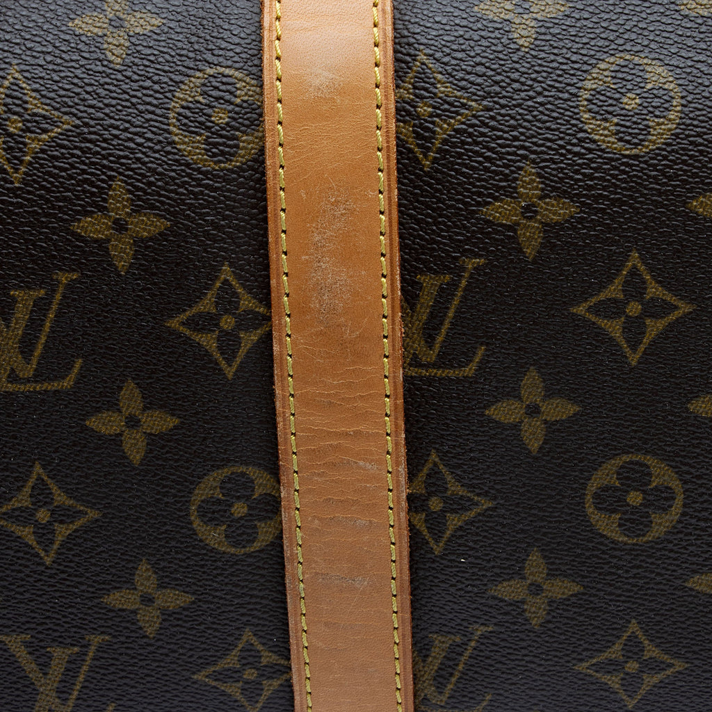 Louis Vuitton Vintage Monogram Canvas Keepall Bandouliere 45 Duffle Bag (SHF-eLIEgI)