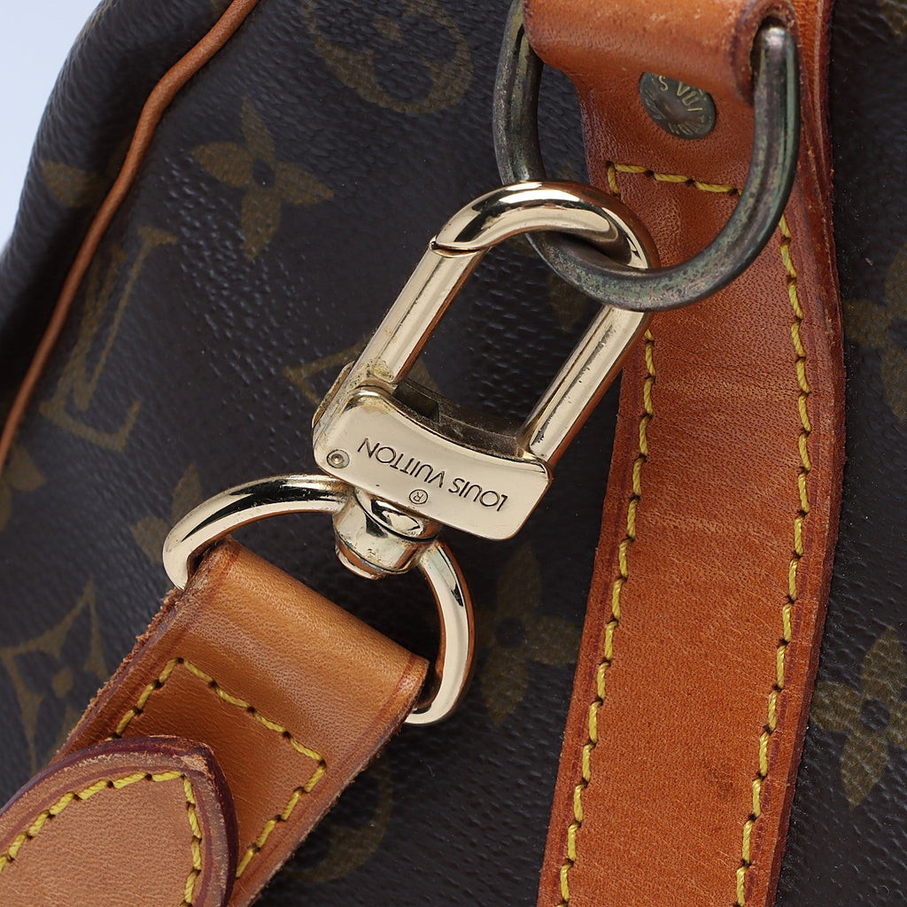Louis Vuitton Vintage Monogram Canvas Keepall Bandouliere 50 Duffle Bag (SHF-vjjT94)