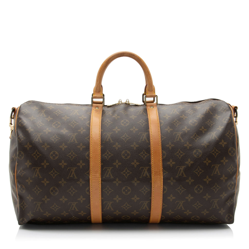 Louis Vuitton Vintage Monogram Canvas Keepall Bandouliere 50 Duffle