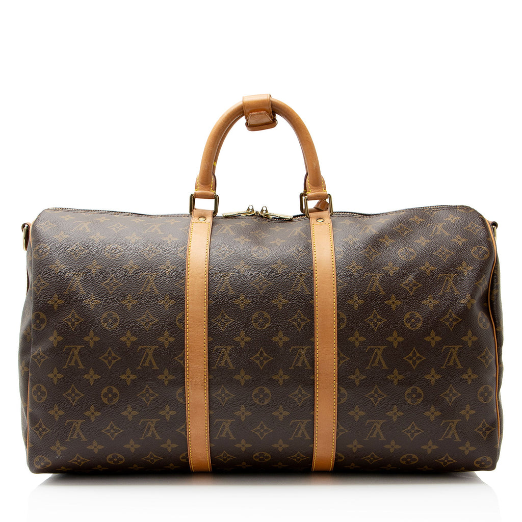 Louis Vuitton Vintage Monogram Canvas Keepall Bandouliere 50 Duffle