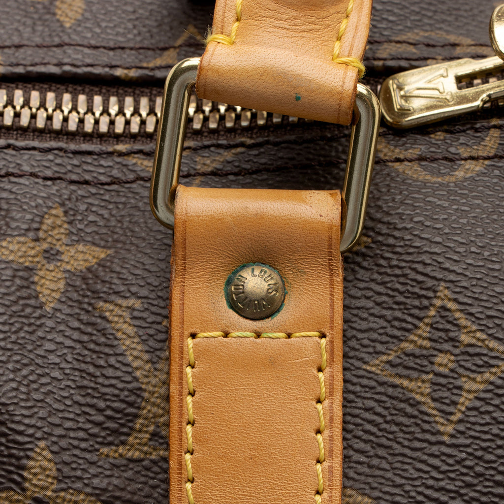 Louis Vuitton Vintage Monogram Canvas Keepall Bandouliere 55 Duffle Bag (SHF-g634Q4)