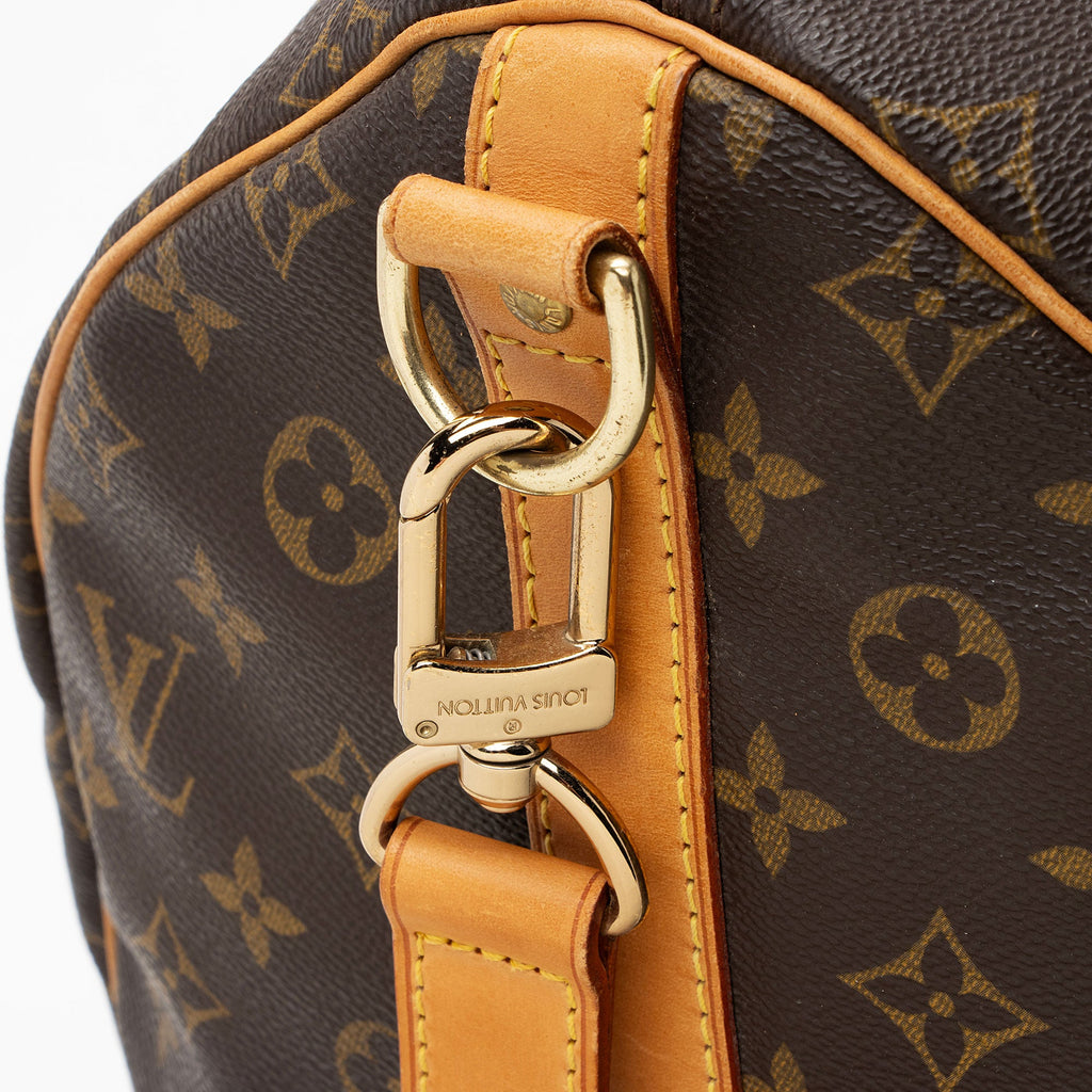 Louis Vuitton Vintage Monogram Canvas Keepall Bandouliere 55 Duffle (SHF-cC9VNm)