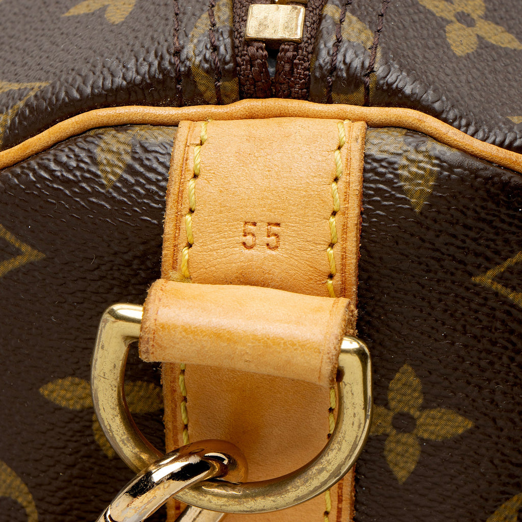 Louis Vuitton Vintage Monogram Canvas Keepall Bandouliere 55 Duffle
