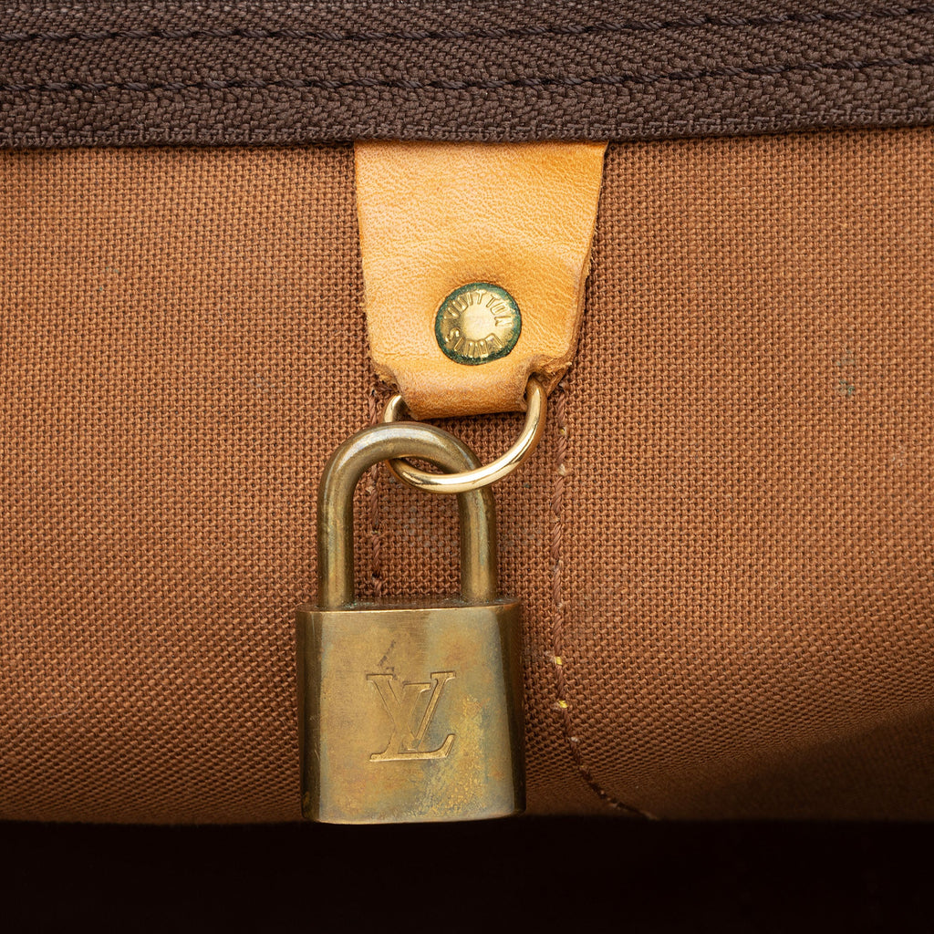 Louis Vuitton Vintage Monogram Canvas Keepall Bandouliere 55 Duffle