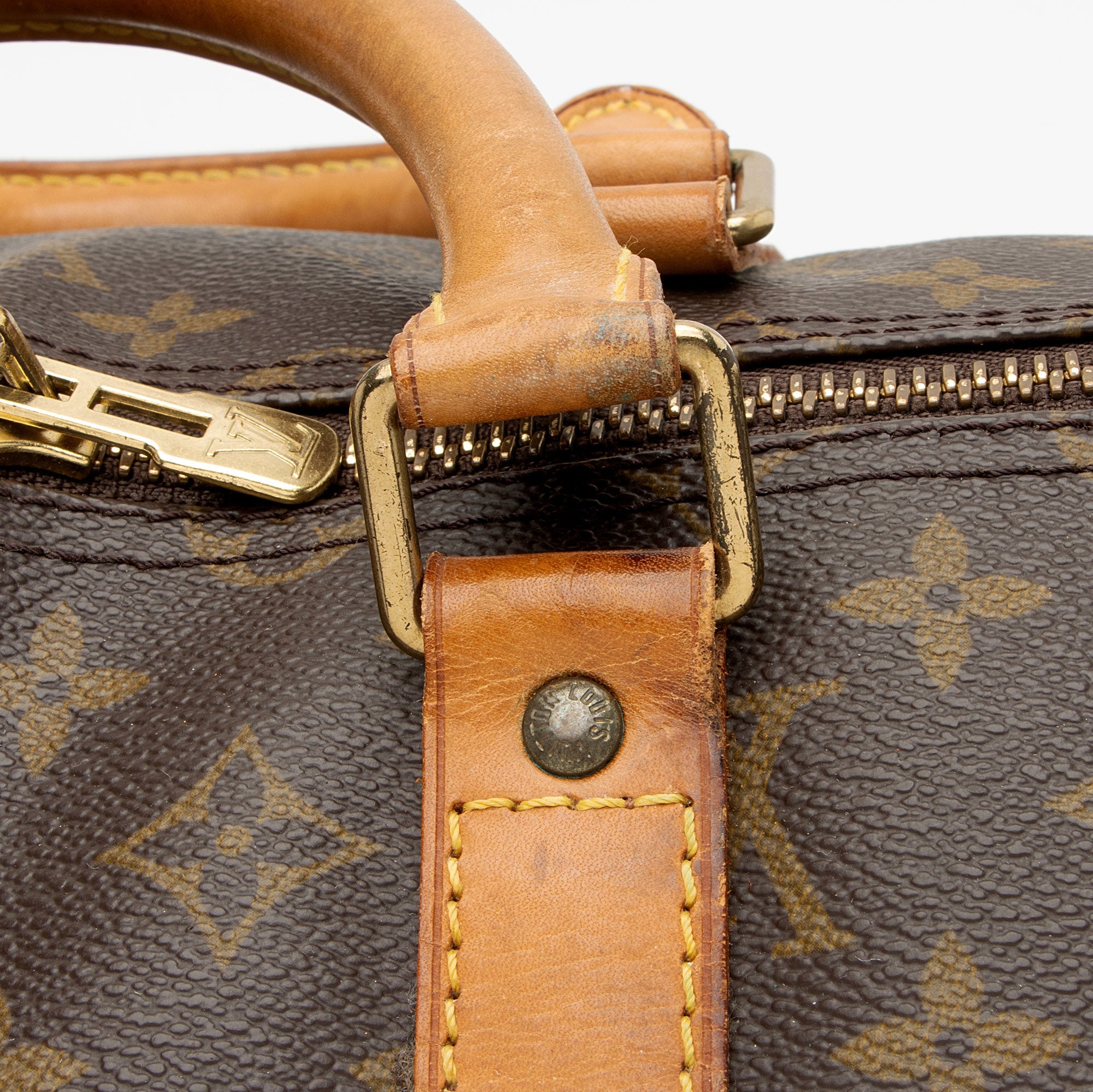 Louis Vuitton Vintage Monogram Canvas Keepall Bandouliere 55 Duffle