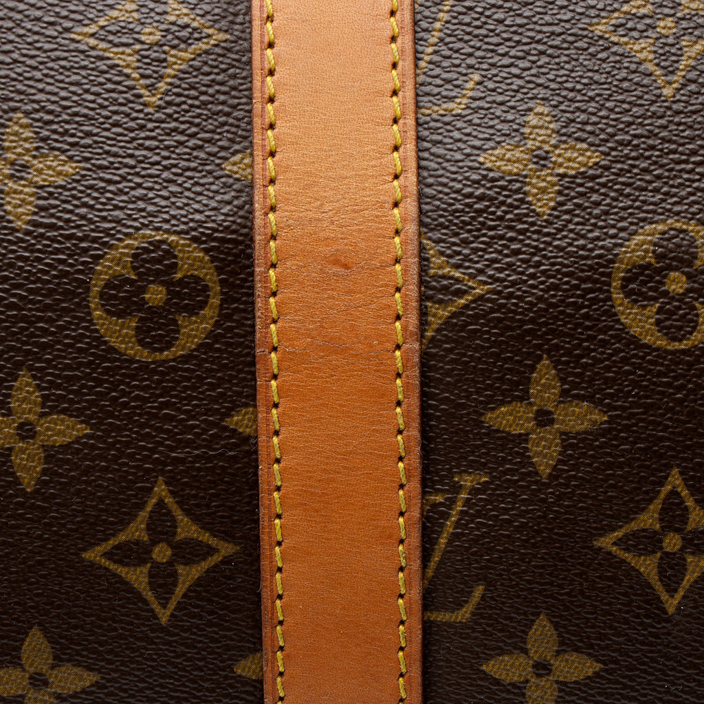 Louis Vuitton Vintage Monogram Canvas Keepall Bandouliere 55 Duffle