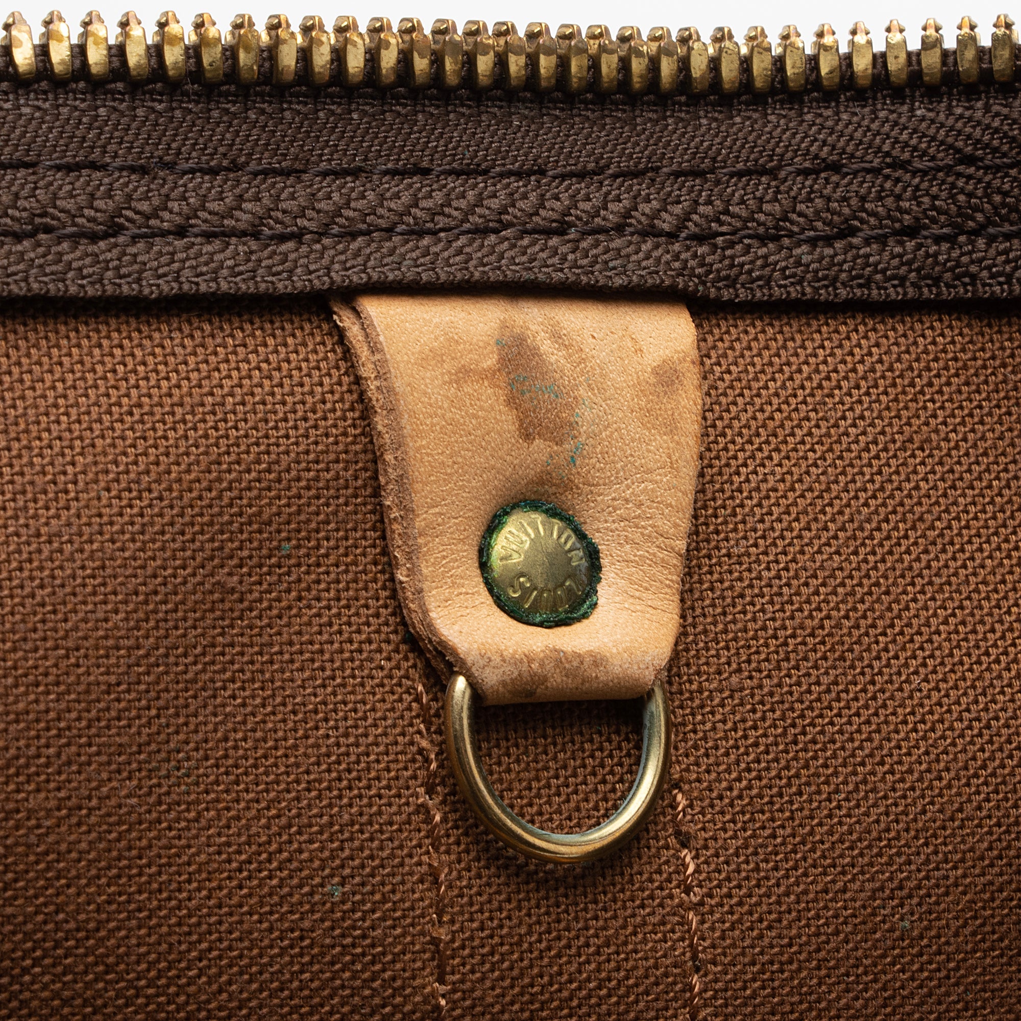 Louis Vuitton Vintage Monogram Canvas Keepall Bandouliere 60 Duffle Bag (SHF-05Mljd)