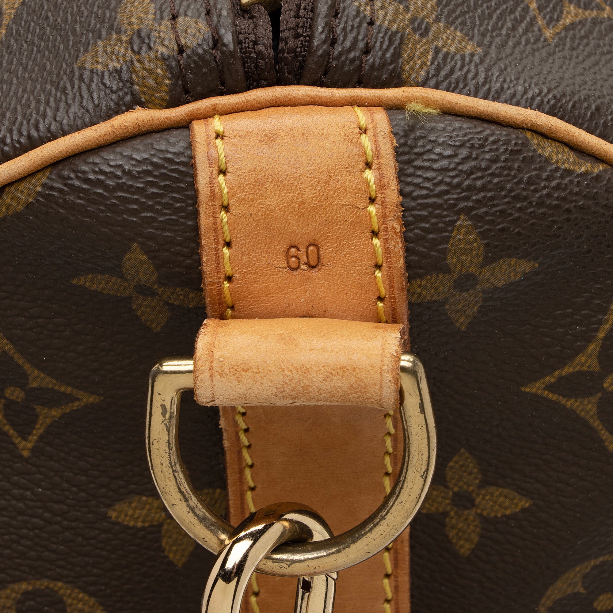 Louis Vuitton Vintage Monogram Canvas Keepall Bandouliere 60 Duffle Bag (SHF-Nob4B7)