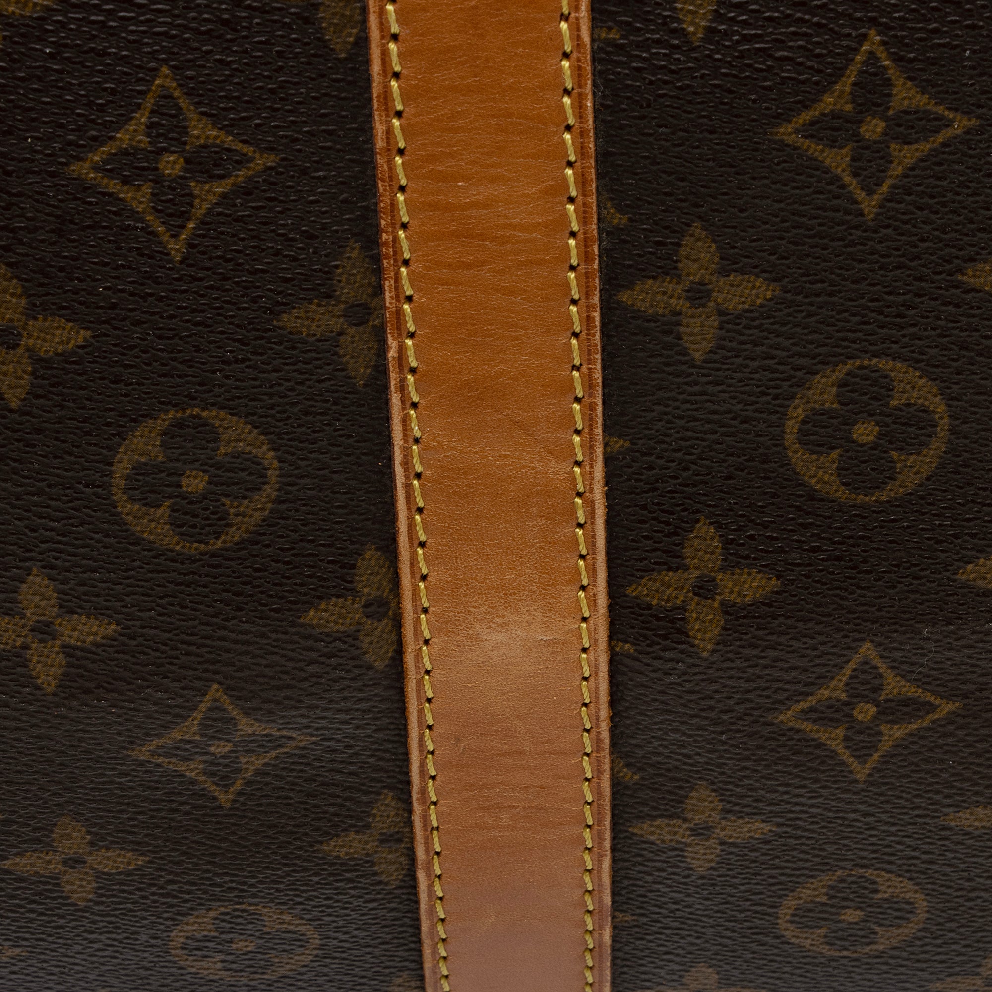 Louis Vuitton Vintage Monogram Canvas Keepall Bandouliere 60 Duffle Bag (SHF-Nob4B7)