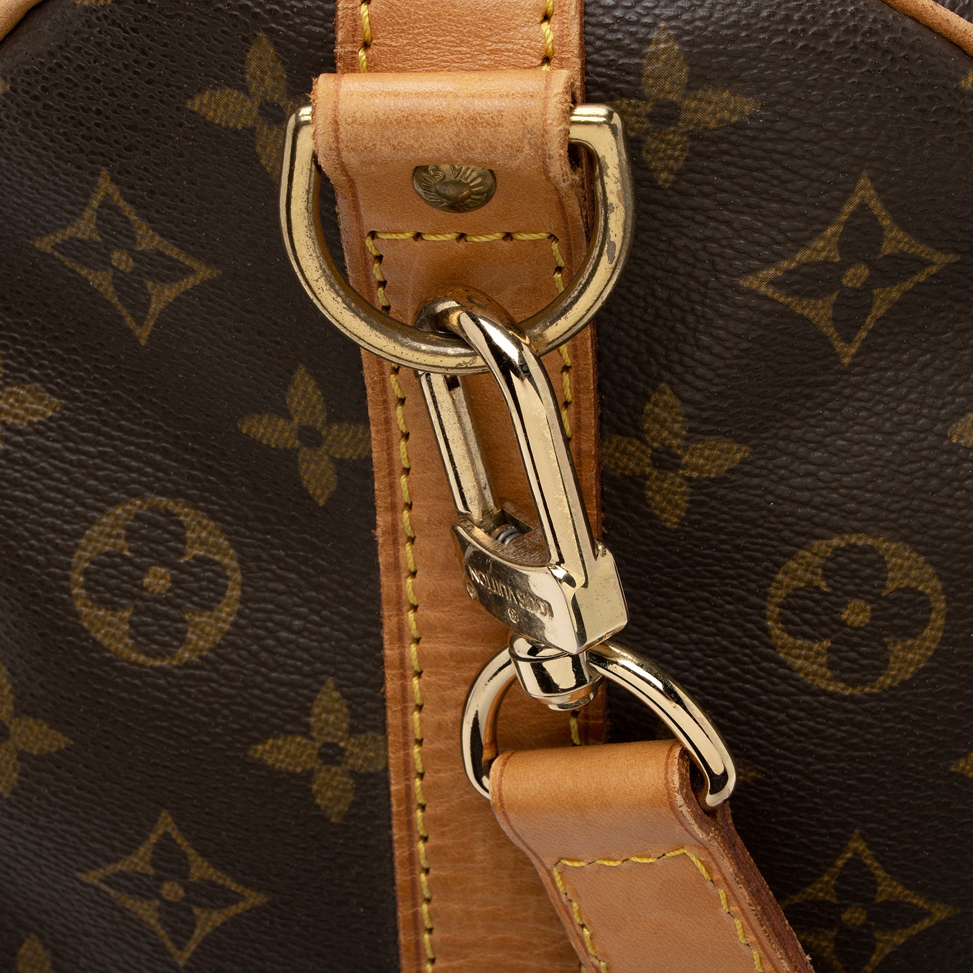 Louis Vuitton Vintage Monogram Canvas Keepall Bandouliere 60 Duffle Bag (SHF-Nob4B7)