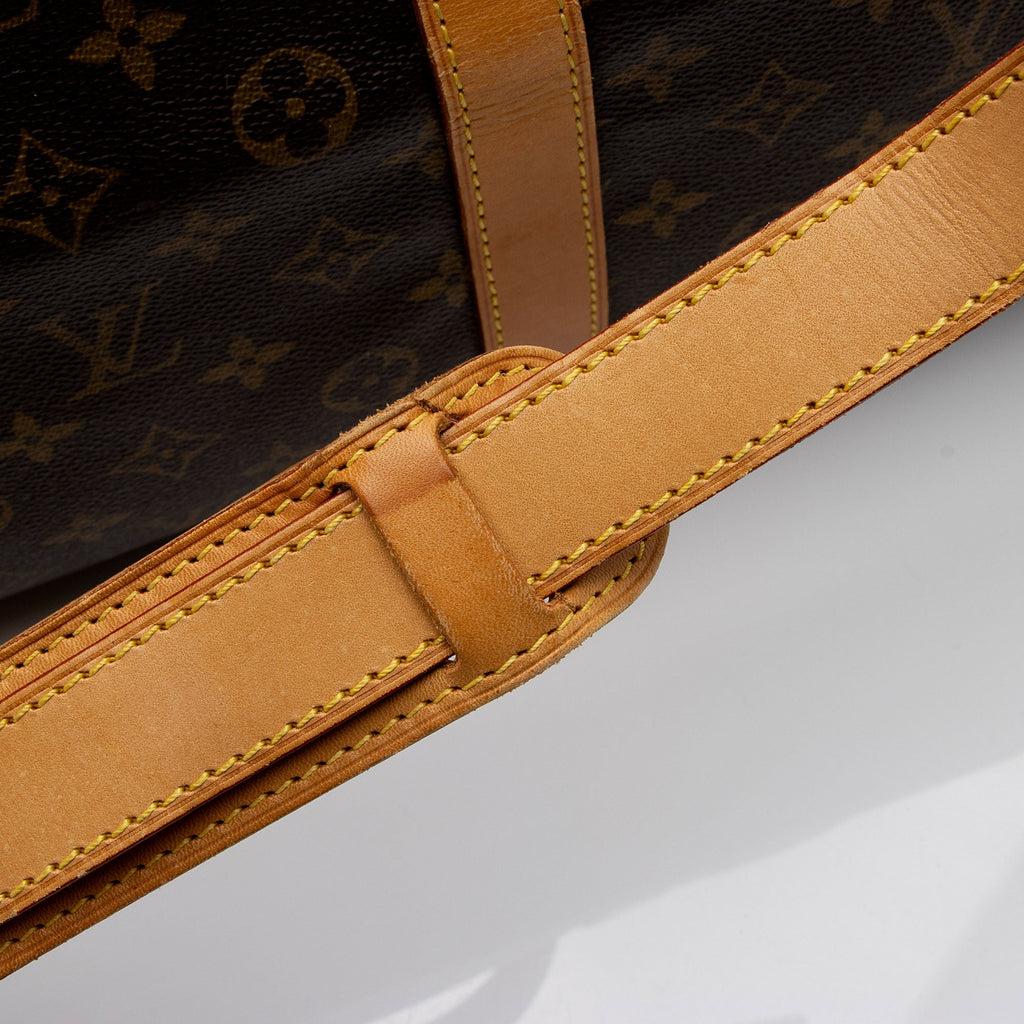 Louis Vuitton Vintage Monogram Canvas Keepall Bandouliere 60 Duffle Bag (SHF-N7uWMn)
