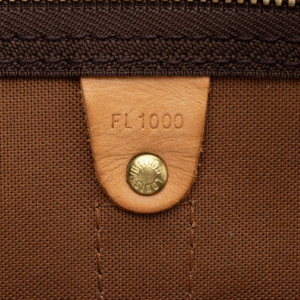 Louis Vuitton Vintage Monogram Canvas Keepall Bandouliere 60 Duffle Bag (SHF-1obcrO)