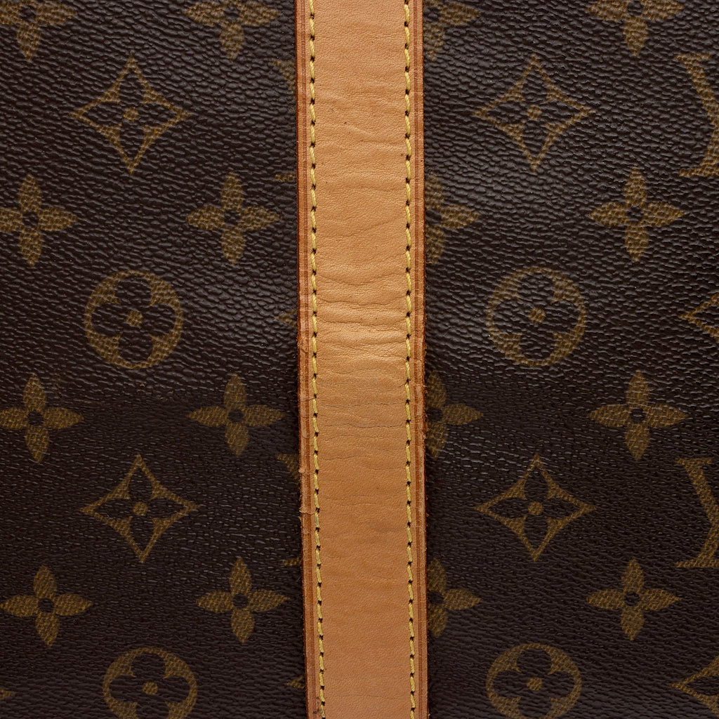 Louis Vuitton Vintage Monogram Canvas Keepall Bandouliere 60 Duffle Bag (SHF-1obcrO)