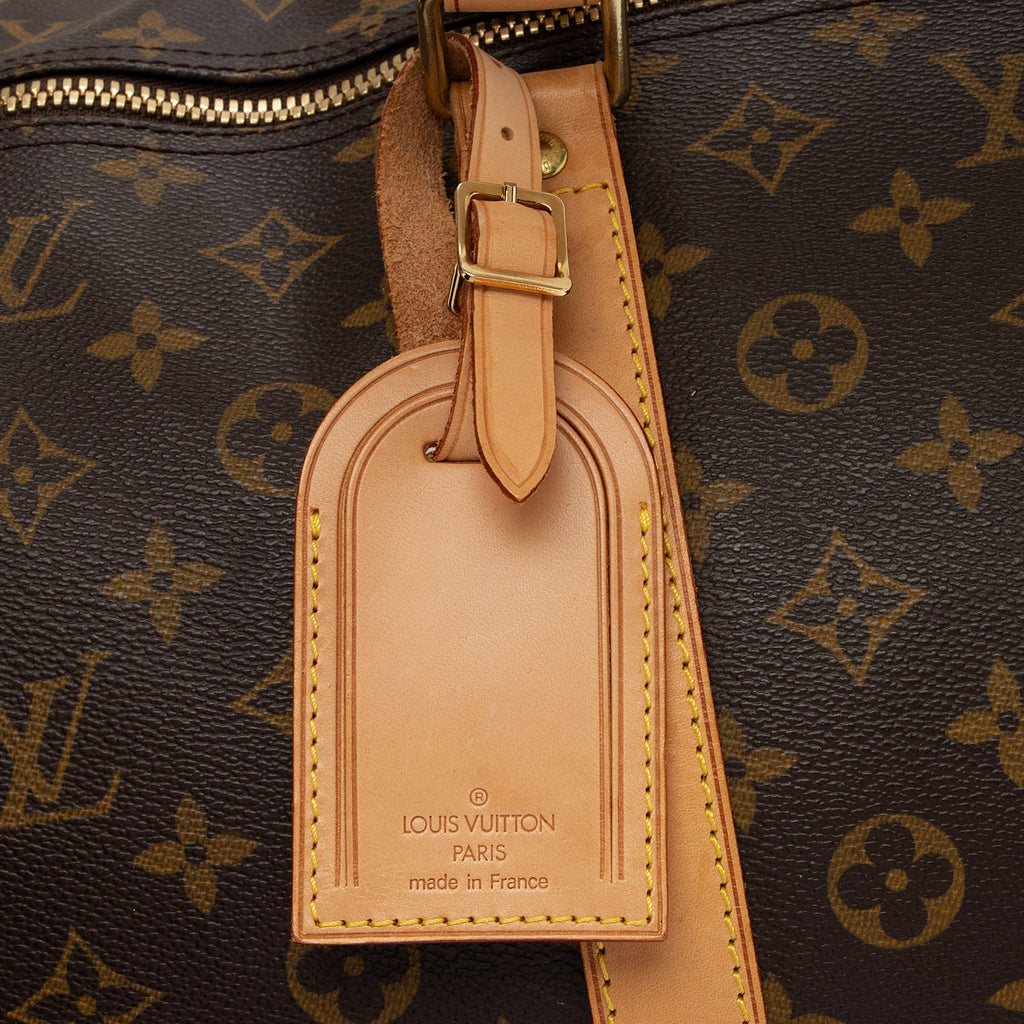 Louis Vuitton Vintage Monogram Canvas Keepall Bandouliere 60 Duffle Bag (SHF-2g6q76)