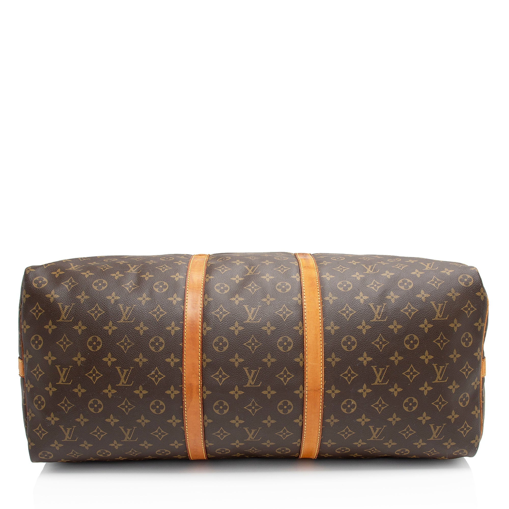 Louis Vuitton Vintage Monogram Canvas Keepall Bandouliere 60 Duffle (SHF-Pcqeua)