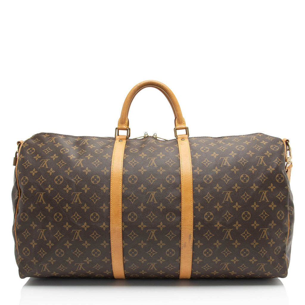 Louis Vuitton Vintage Monogram Canvas Keepall Bandouliere 60 Duffle