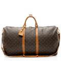 Louis Vuitton Vintage Monogram Canvas Keepall Bandouliere 60 Duffle
