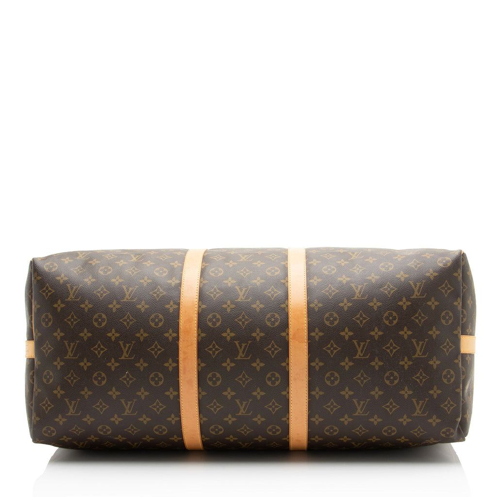 Louis Vuitton Vintage Monogram Canvas Keepall Bandouliere 60 Duffle