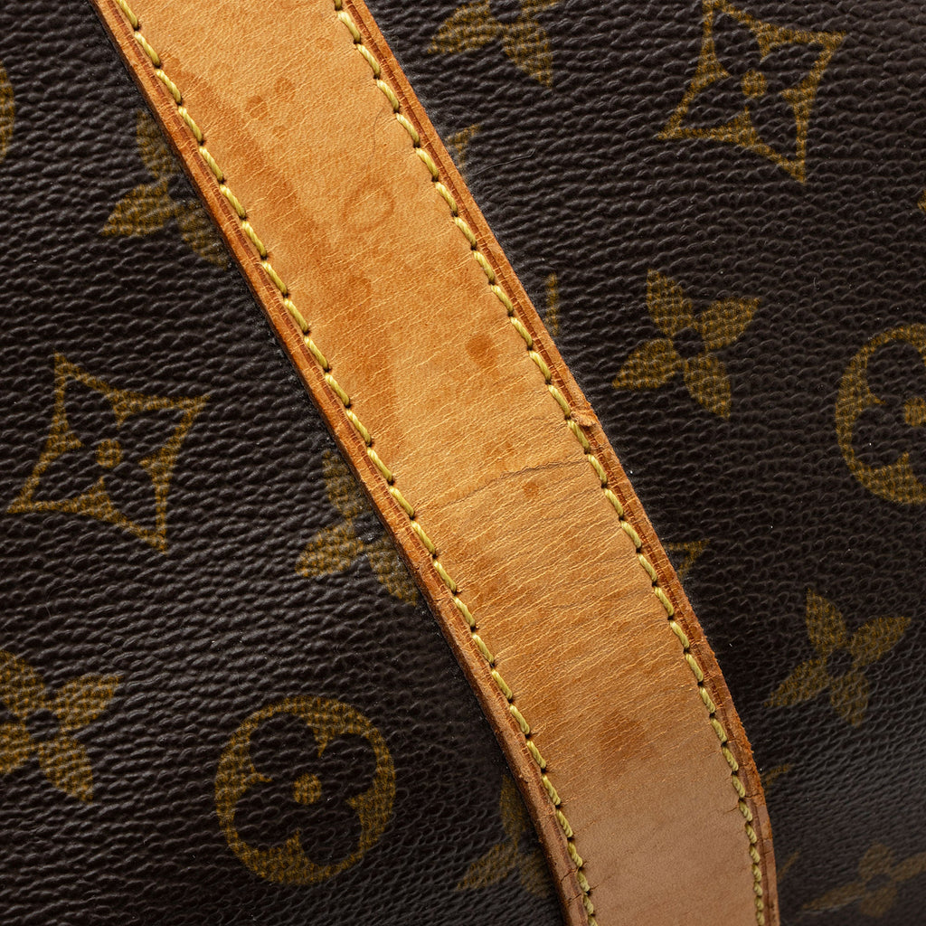Louis Vuitton Vintage Monogram Canvas Keepall Bandouliere 60 Duffle