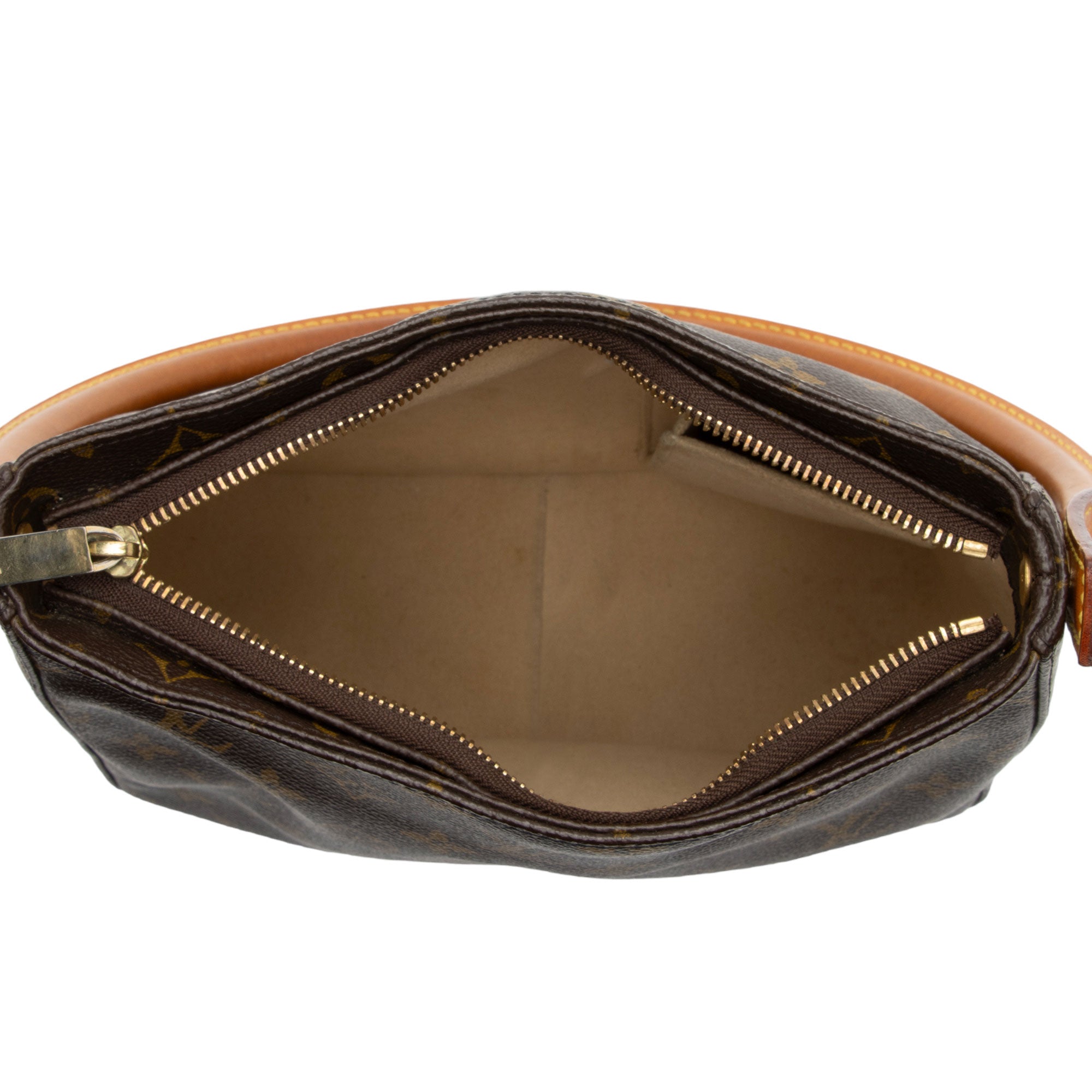 Louis Vuitton Vintage Monogram Canvas Looping MM Shoulder Bag (SHF-2H9qKf)