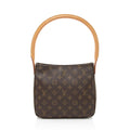 Louis Vuitton Vintage Monogram Canvas Looping MM Shoulder Bag (SHF-f9pQKf)
