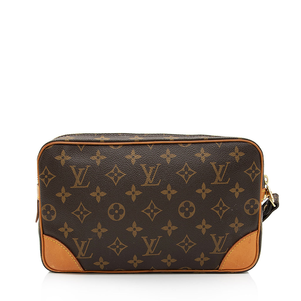 Louis Vuitton Vintage Monogram Canvas Marly Dragonne GM Clutch (SHF-5UeCtK)