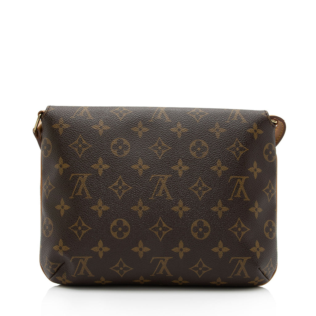 Louis Vuitton Vintage Monogram Canvas Musette Tango Shoulder Bag (SHF-KMDI1u)