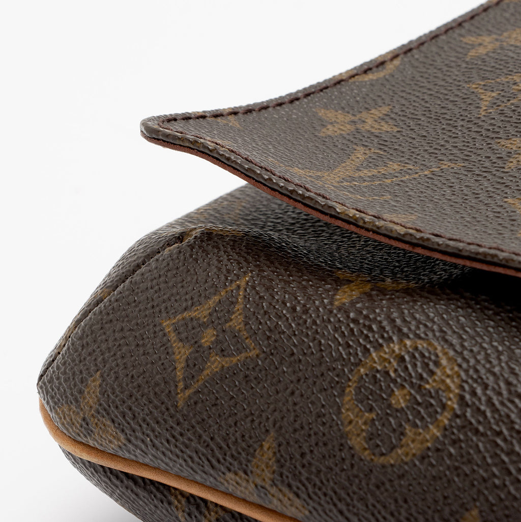 Louis Vuitton Vintage Monogram Canvas Musette Tango Shoulder Bag (SHF-SAbBw1)