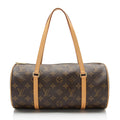 Louis Vuitton Vintage Monogram Canvas Papillon 30 Satchel