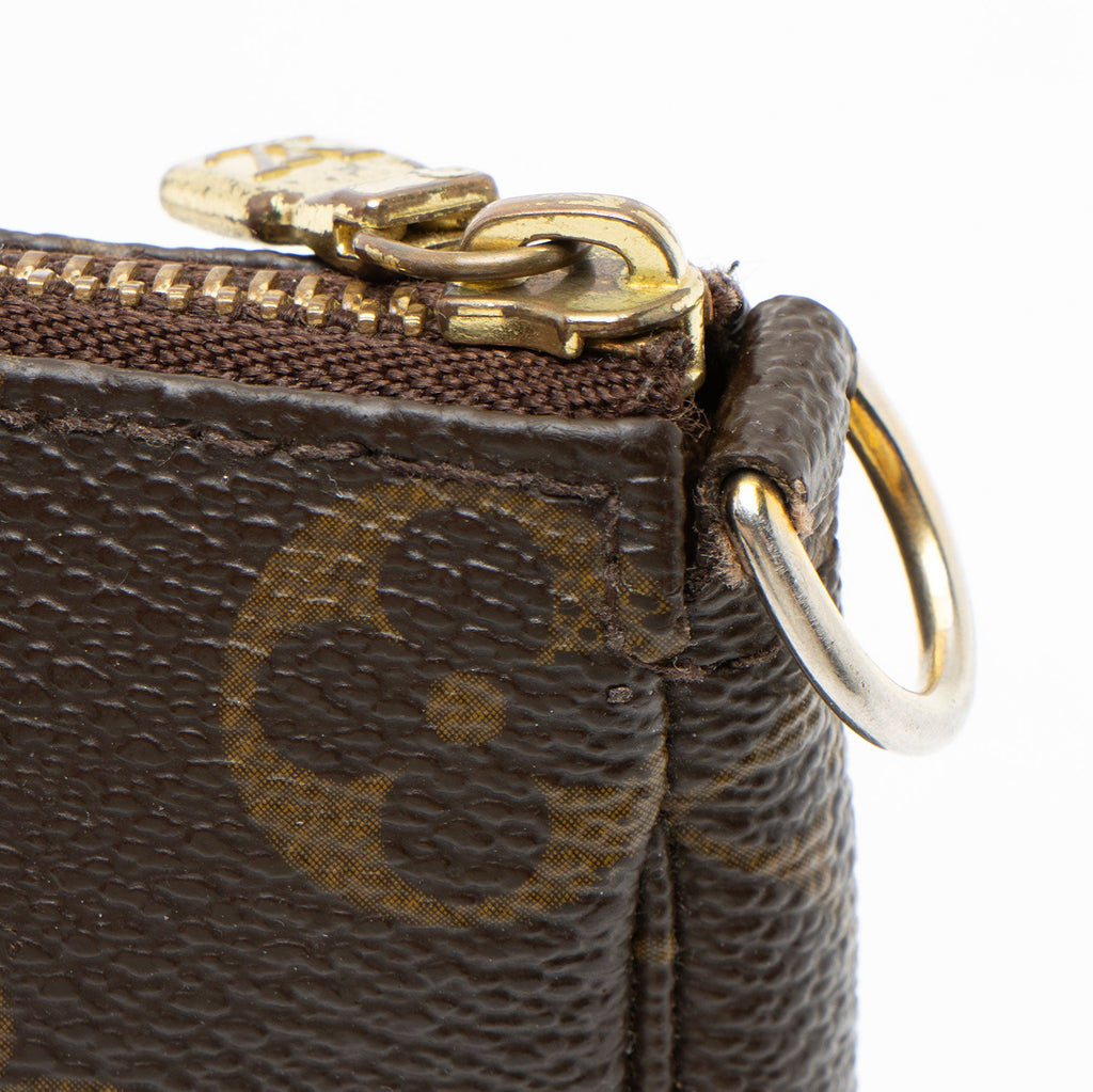 Louis Vuitton Vintage Monogram Canvas Petit Bucket Pouch