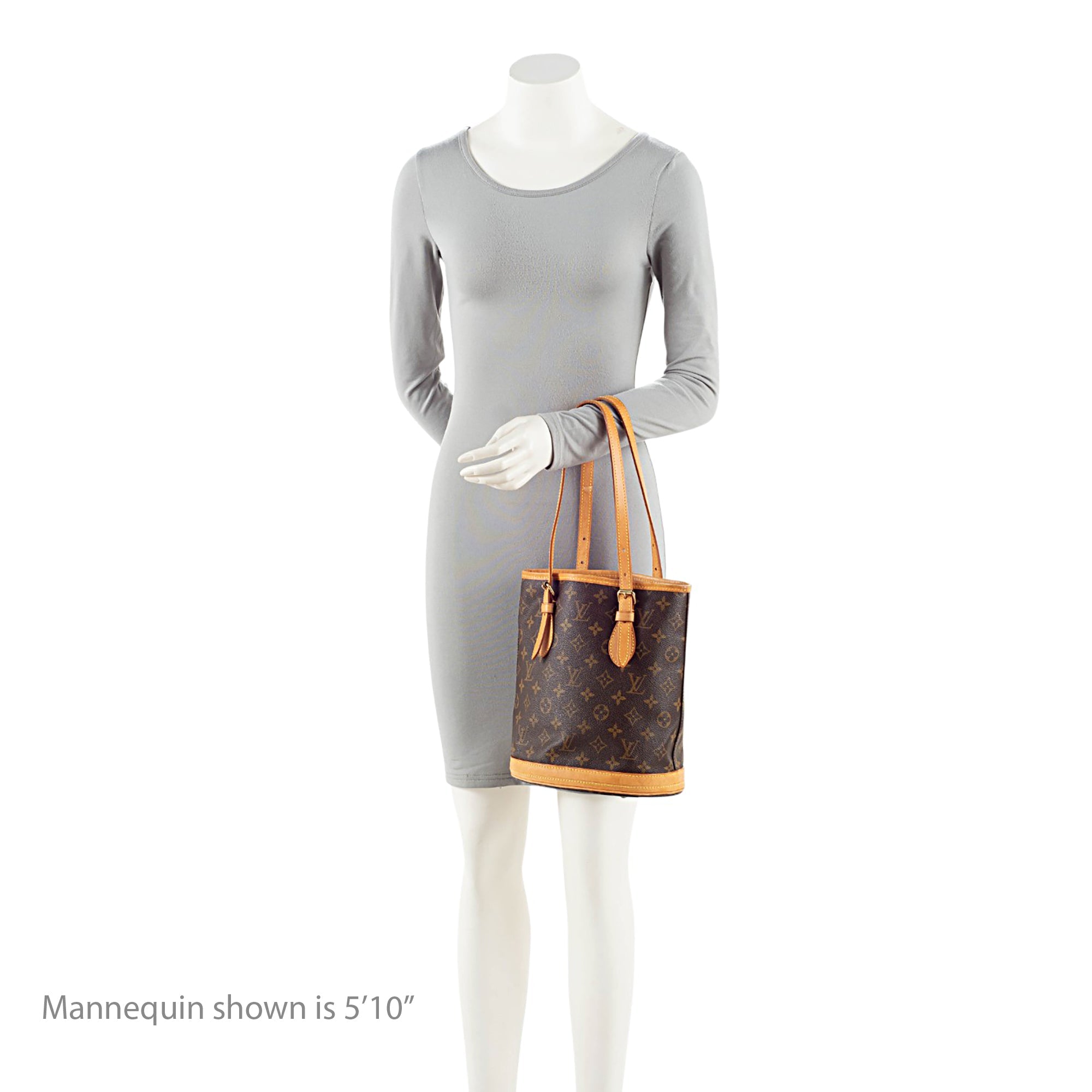 Louis Vuitton Vintage Monogram Canvas Petit Bucket Tote