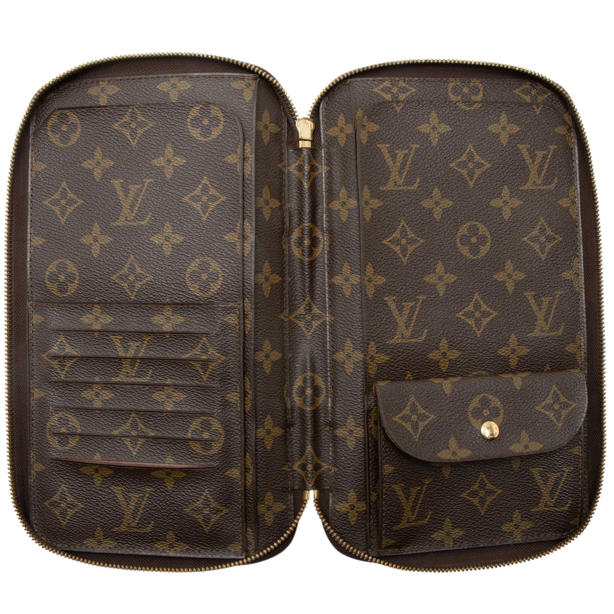 Louis Vuitton Vintage Monogram Canvas Poche Escapade Organizer Wallet