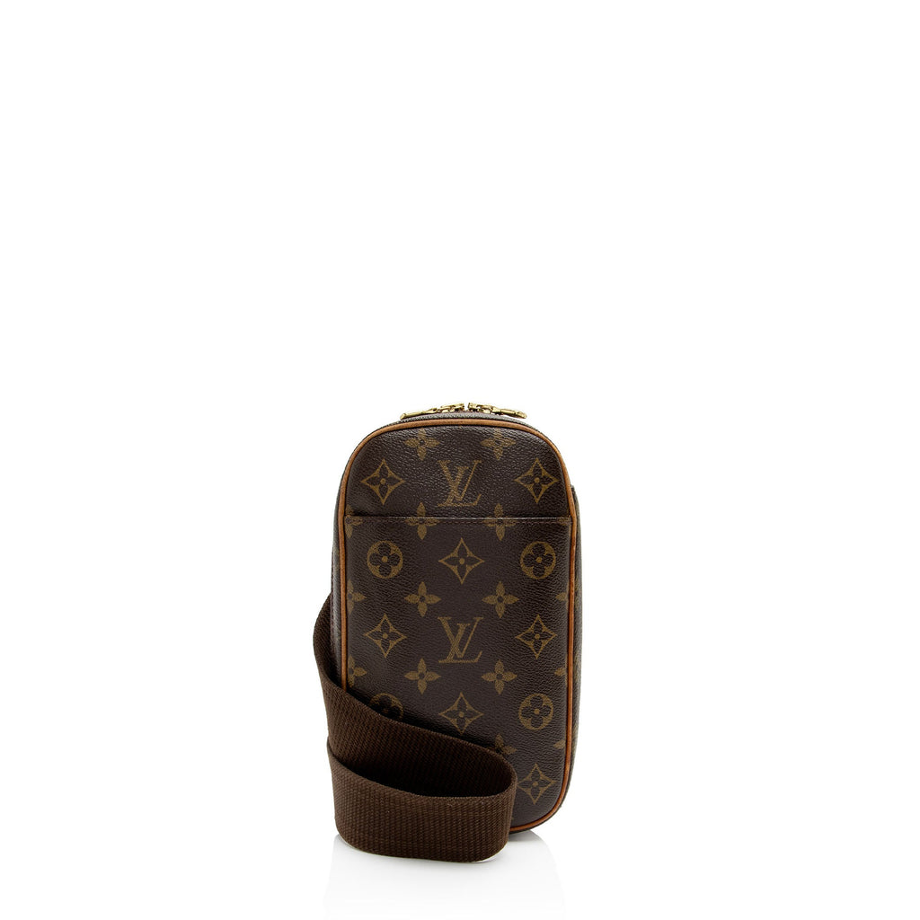 Louis Vuitton Vintage Monogram Canvas Pochette Gange Sling Bag (SHF-pkhPwp)