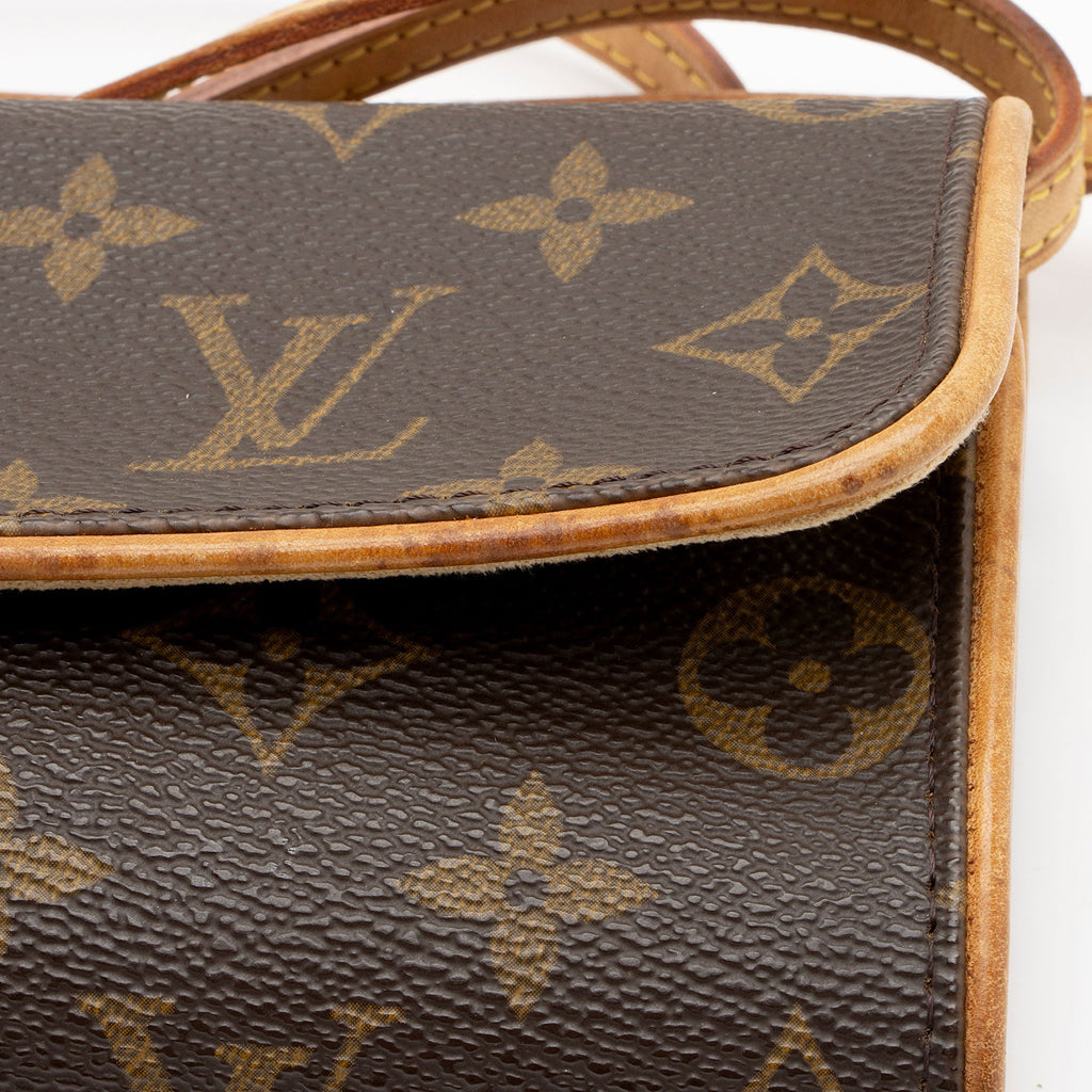 Louis Vuitton Vintage Monogram Canvas Pochette Twin PM Shoulder Bag