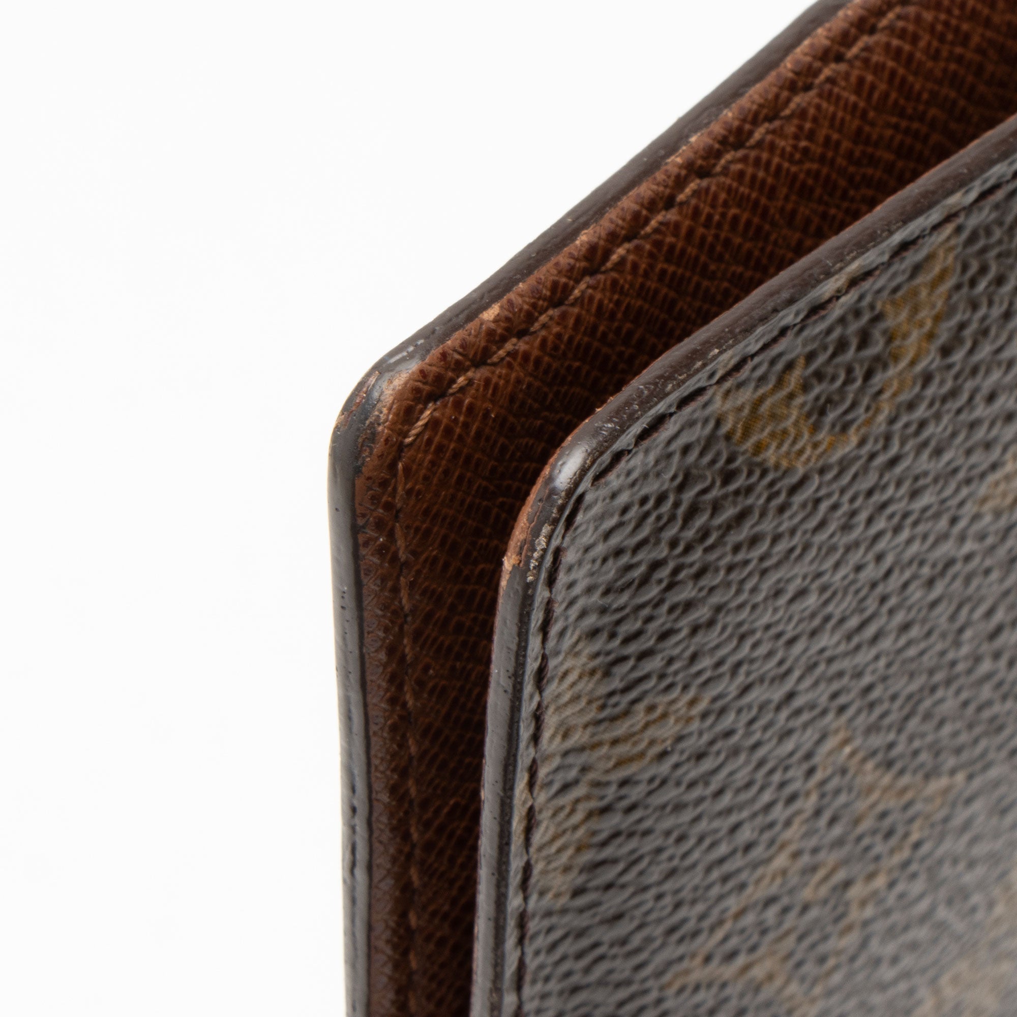 Louis Vuitton Vintage Monogram Canvas Pocket Agenda Checkbook Cover