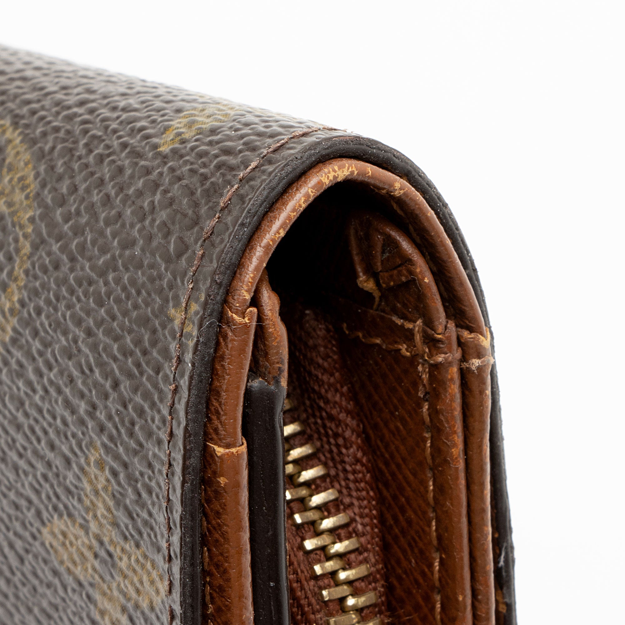 Louis Vuitton Vintage Monogram Canvas Porte Monnaie Tresor Wallet