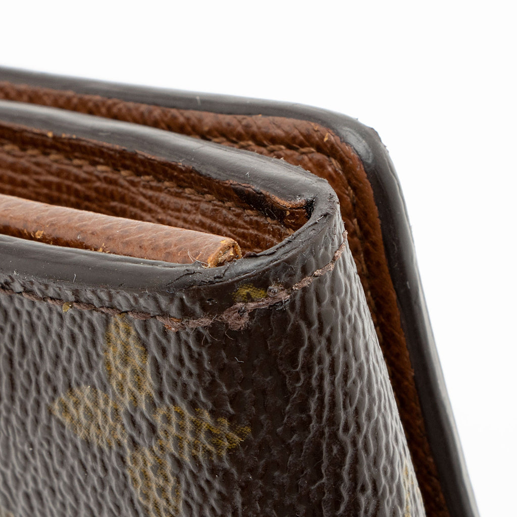 Louis Vuitton Vintage Monogram Canvas Porte Monnaie Tresor Wallet