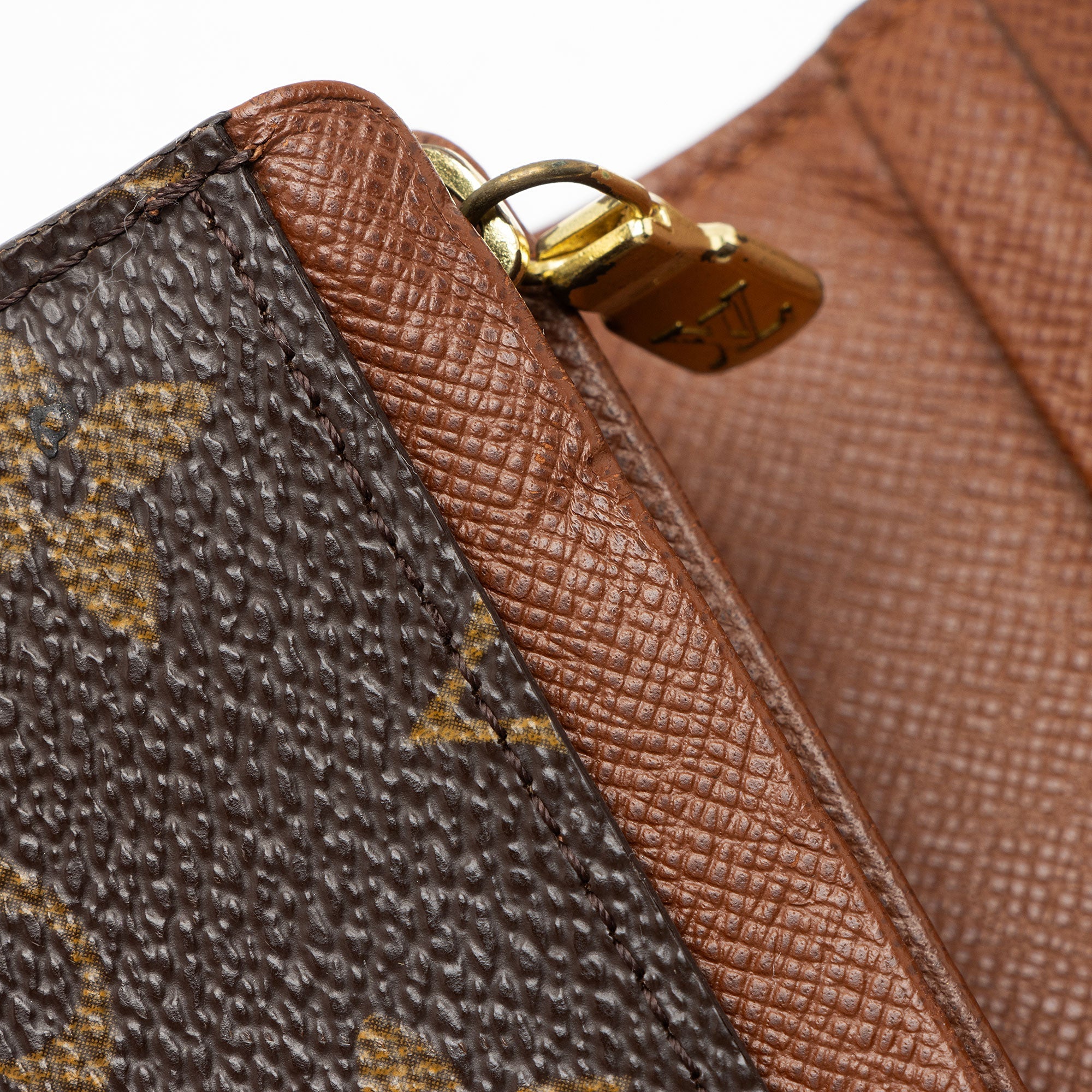 Louis Vuitton Vintage Monogram Canvas Porte Monnaie Tresor Wallet