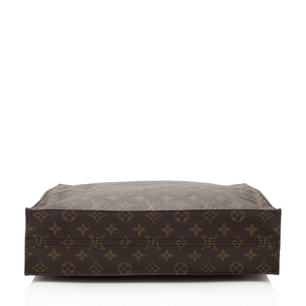 Louis Vuitton Vintage Monogram Canvas Sac Plat Tote (SHF-0aeAOb)