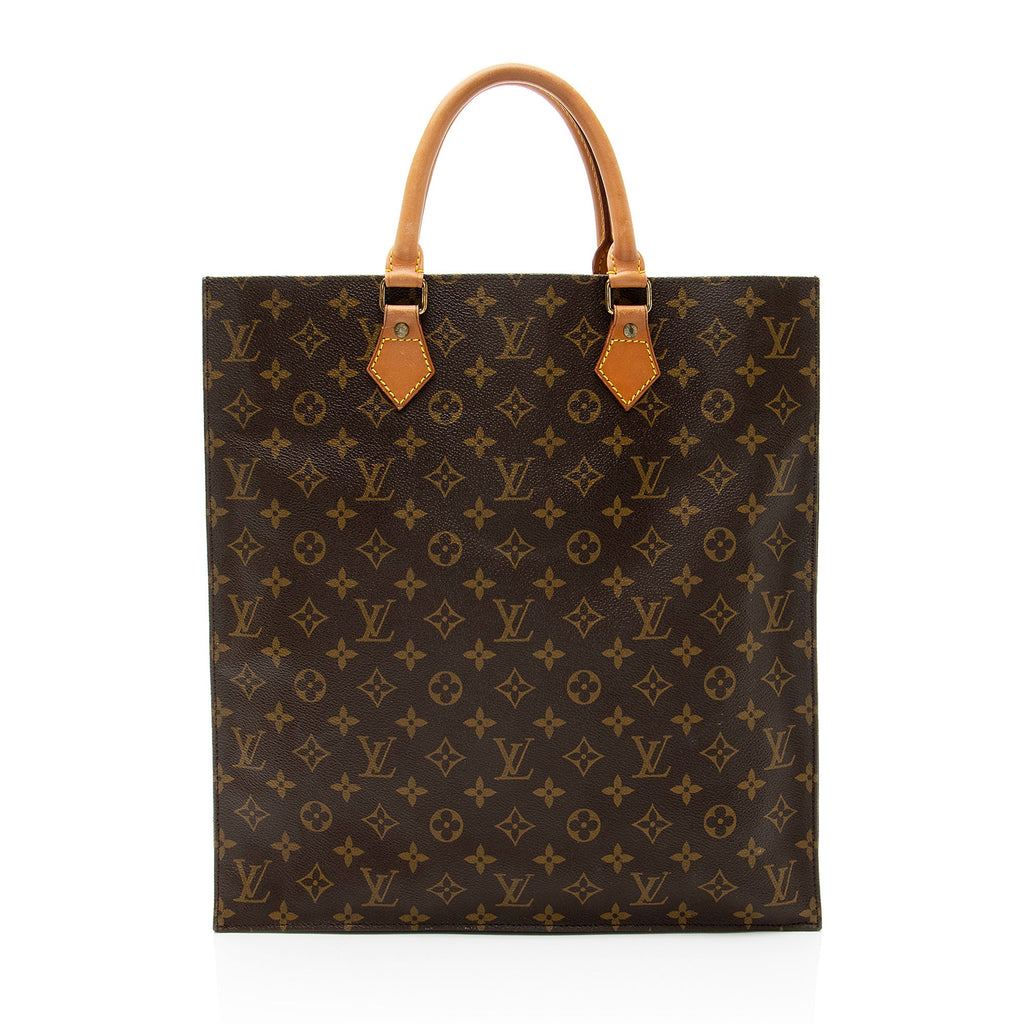 Louis Vuitton Vintage Monogram Canvas Sac Plat Tote