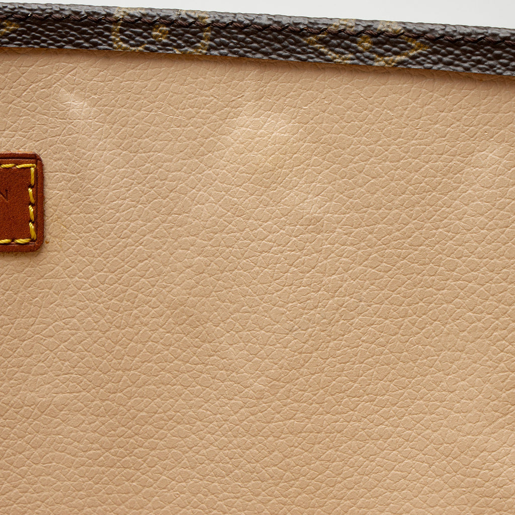 Louis Vuitton Vintage Monogram Canvas Sac Plat Tote