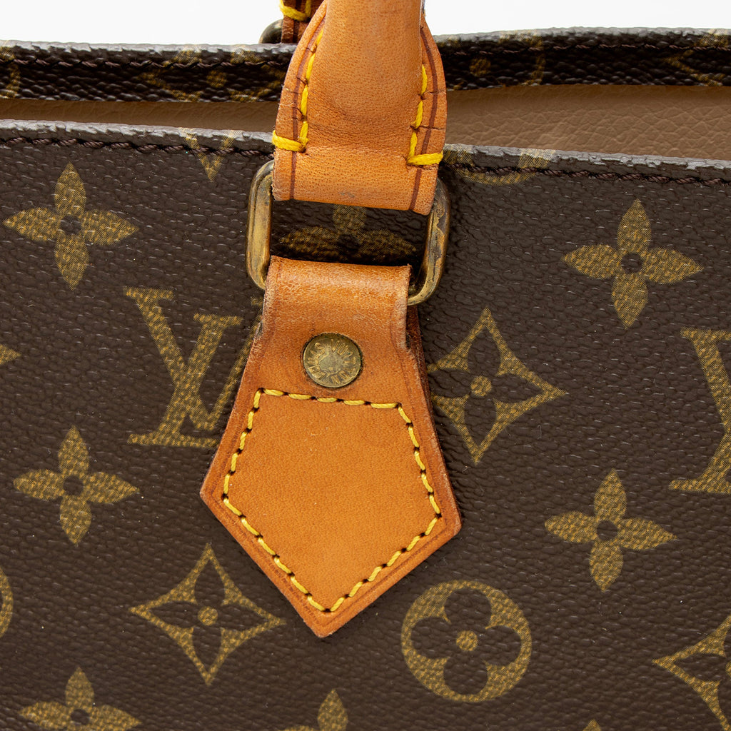 Louis Vuitton Vintage Monogram Canvas Sac Plat Tote
