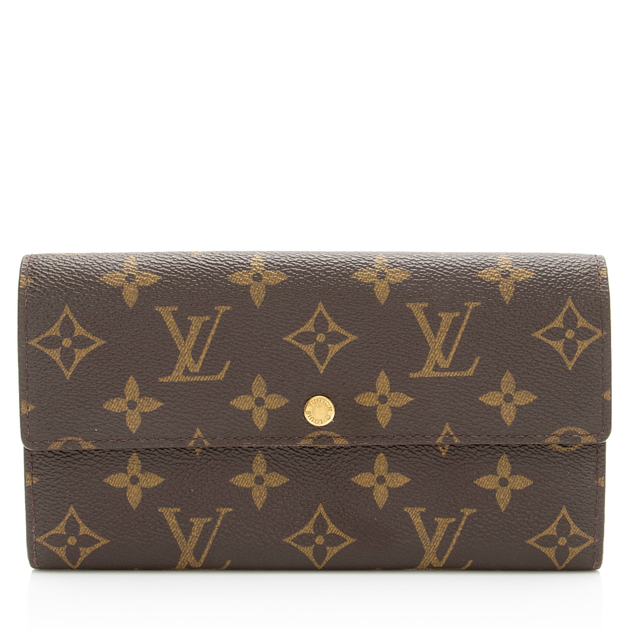 Louis Vuitton Vintage Monogram Canvas Sarah Wallet