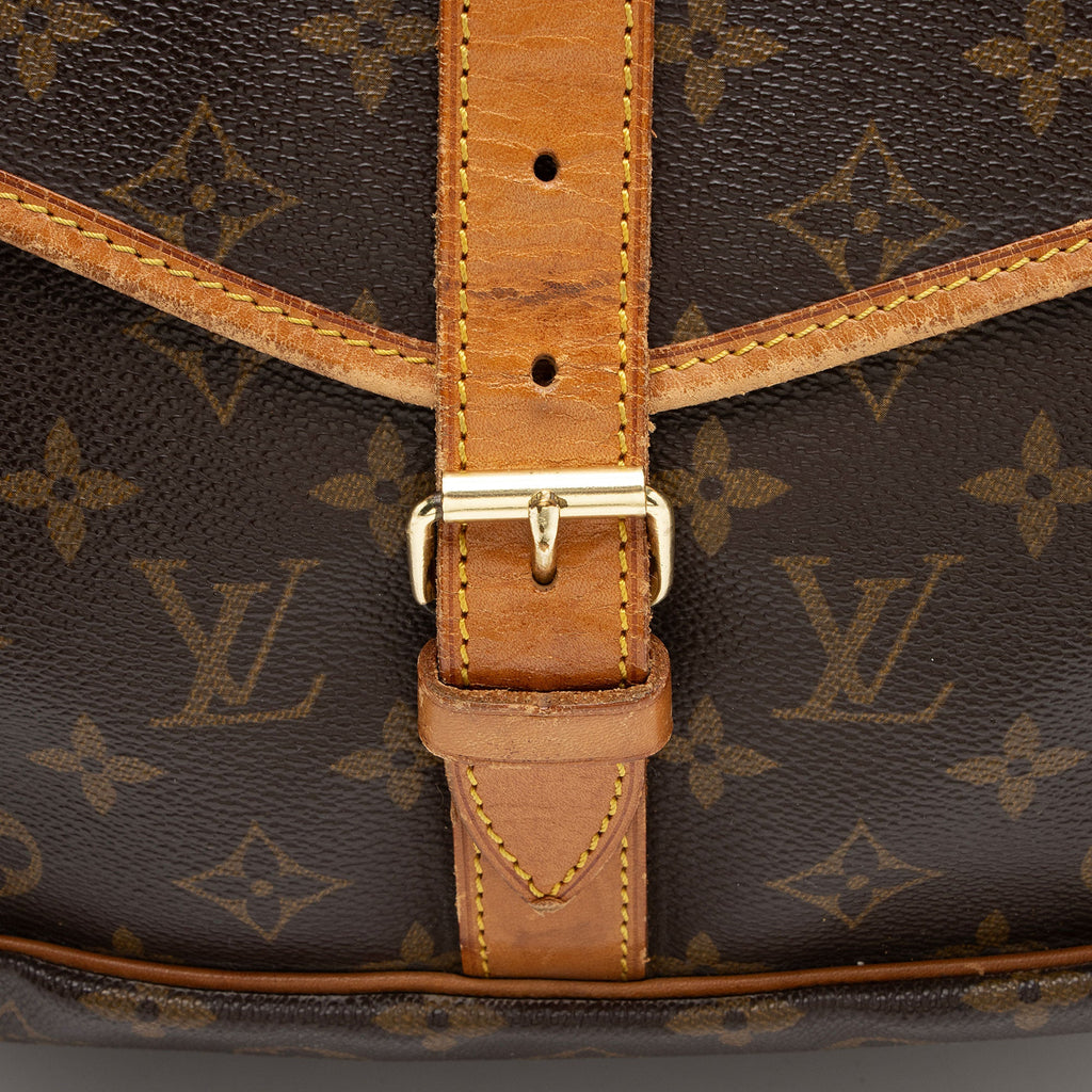 Louis Vuitton Vintage Monogram Canvas Saumur 35 Messenger