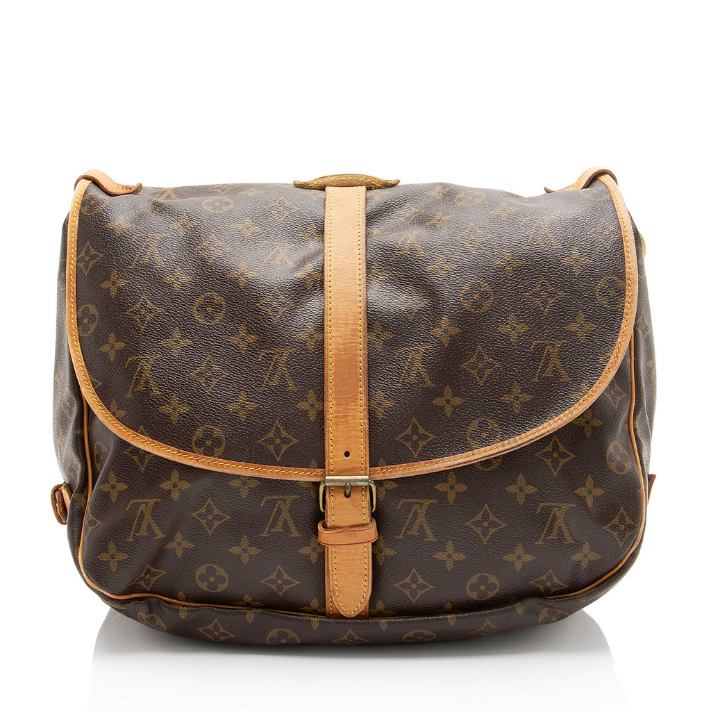 Louis Vuitton Vintage Monogram Canvas Saumur 35 Messenger