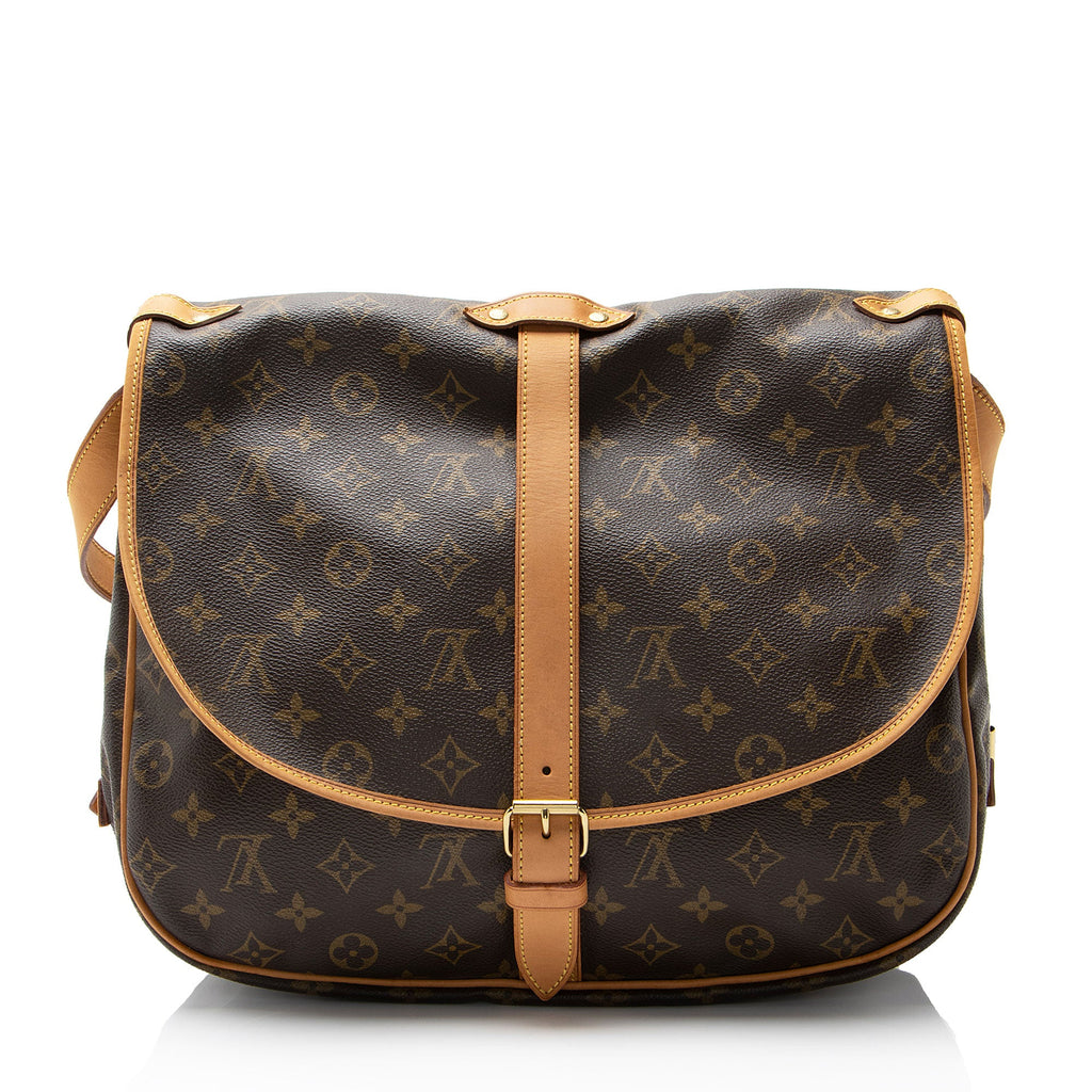 Louis Vuitton Vintage Monogram Canvas Saumur 35 Messenger