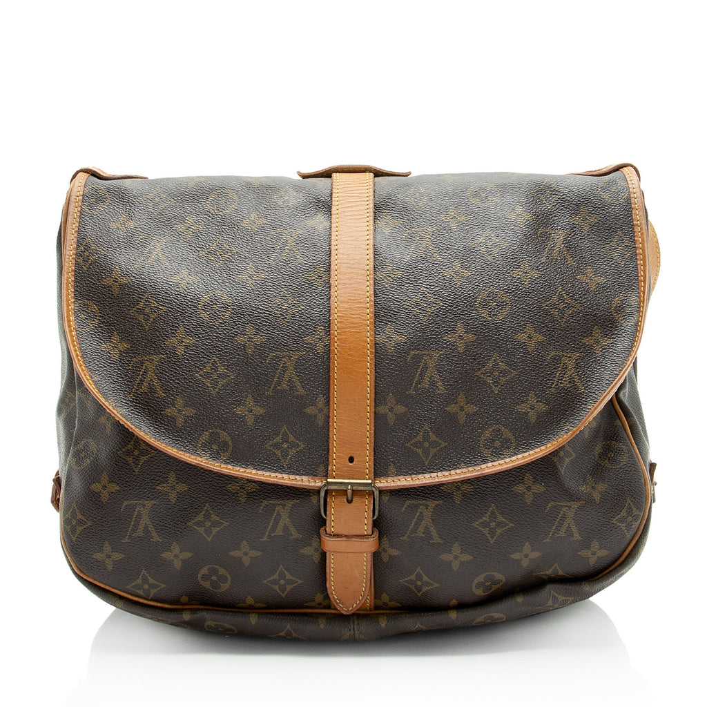 Louis Vuitton Vintage Monogram Canvas Saumur 35 Messenger