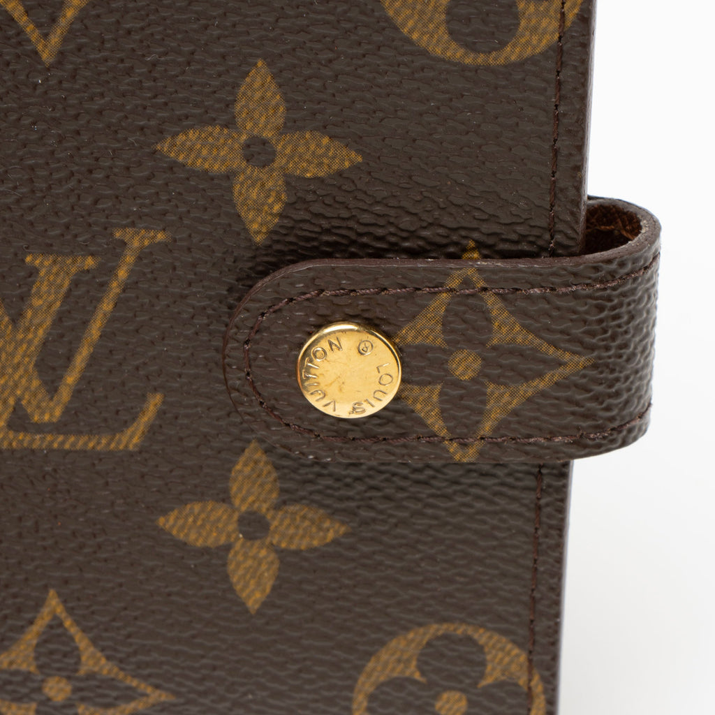 Louis Vuitton Vintage Monogram Canvas Small Ring Agenda Cover