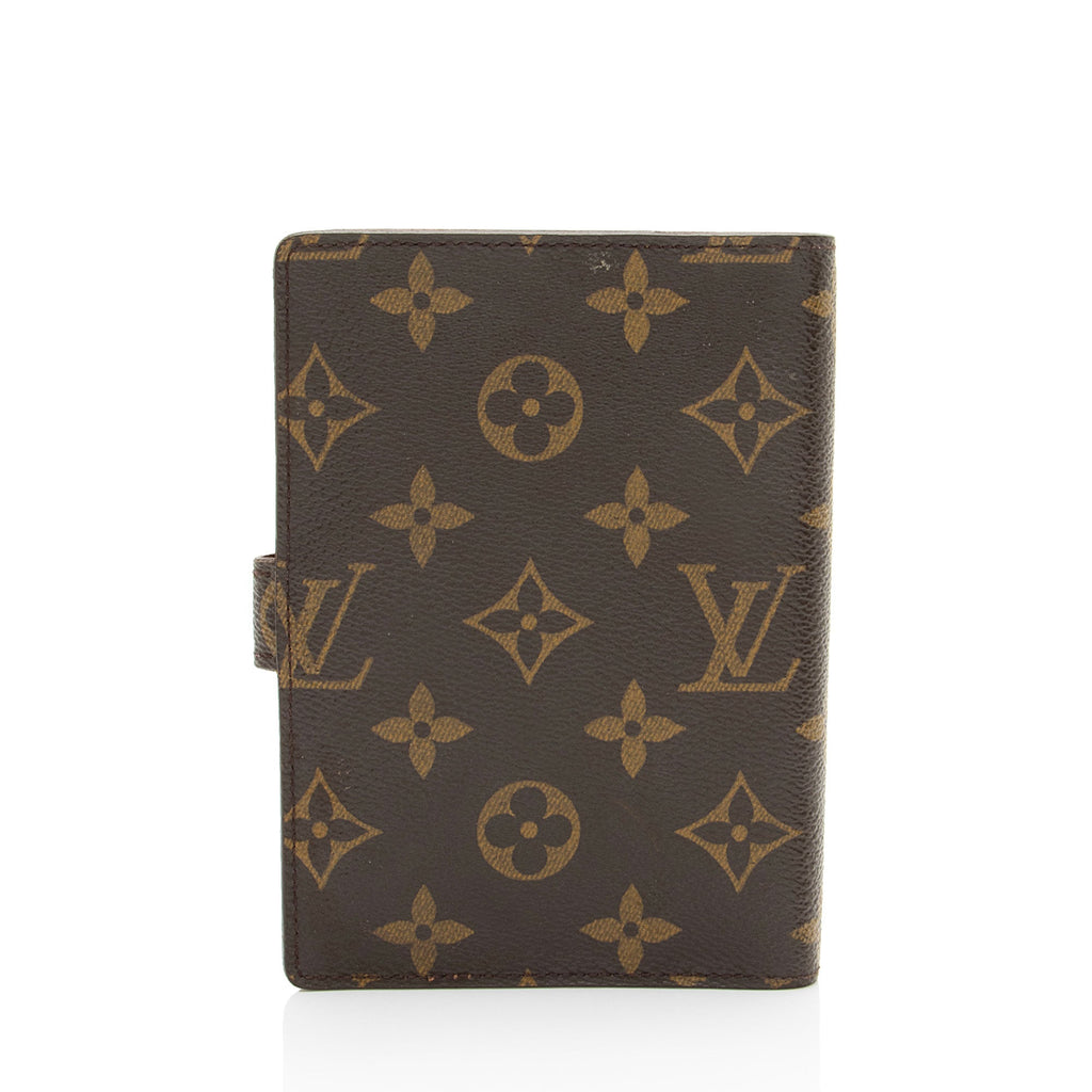 Louis Vuitton Vintage Monogram Canvas Small Ring Agenda Cover